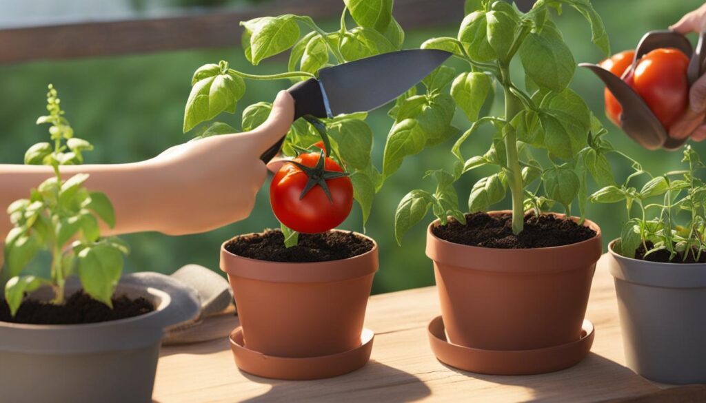 transplanting indoor tomato plants outdoors
