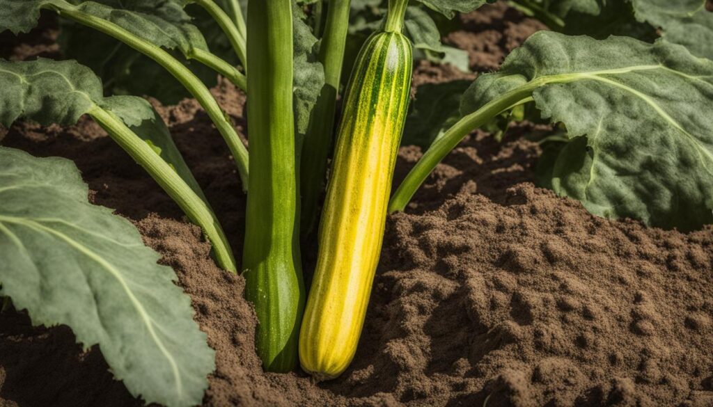 zucchini plant nutrition