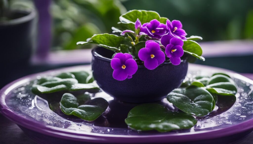 African violet watering techniques