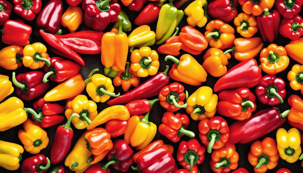 Choose ripe peppers for seed saving