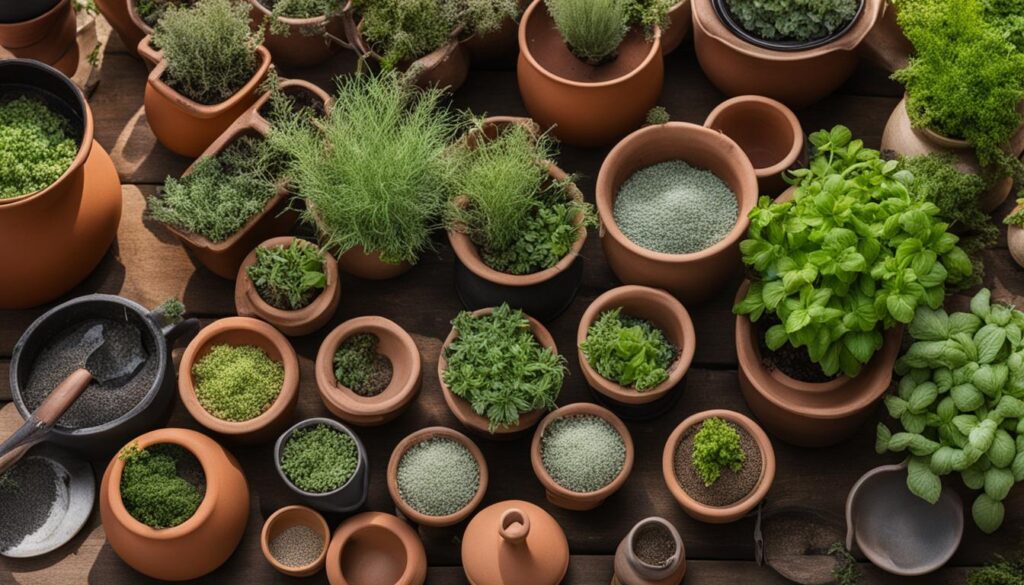 Choosing the Right Pot for Herb Gardening