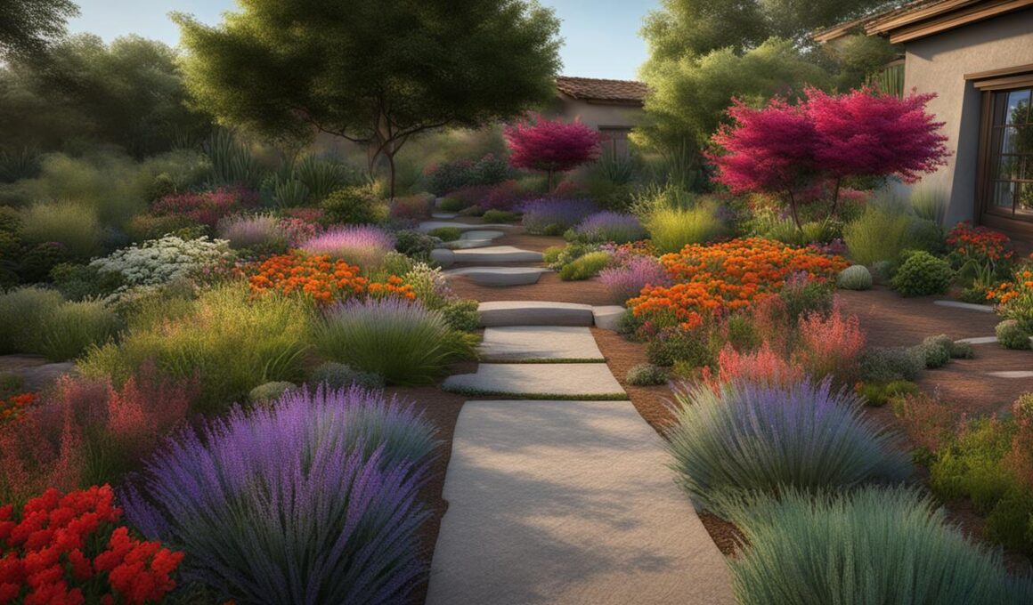 Stunning Penthouse Garden Design With Drought Resistant Plants image