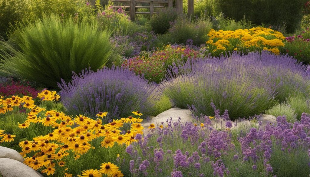 Drought-tolerant flowering plants for xeriscaping