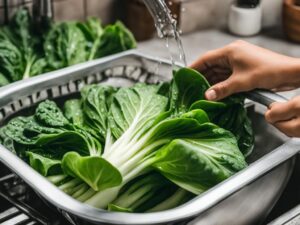 How To Clean Bok Choy