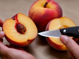 How To Pit A Peach