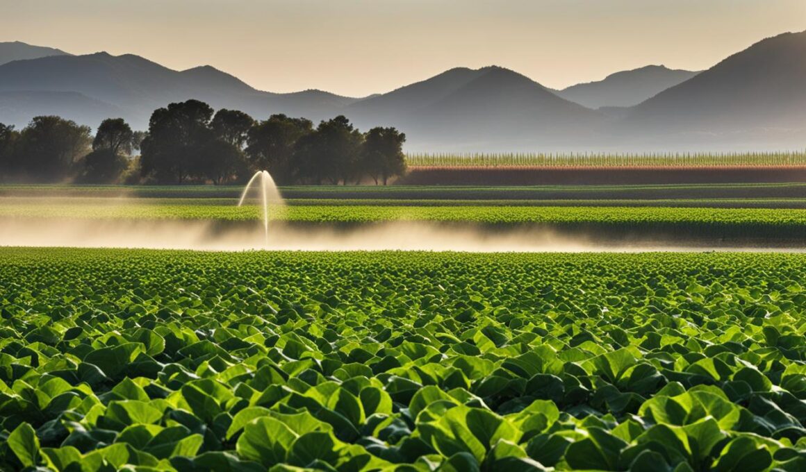 Low-Water Usage Irrigation Technology