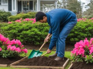 Planting Azaleas In Front Of House