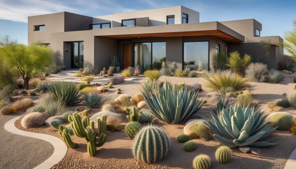 Water conservation in xeriscaping
