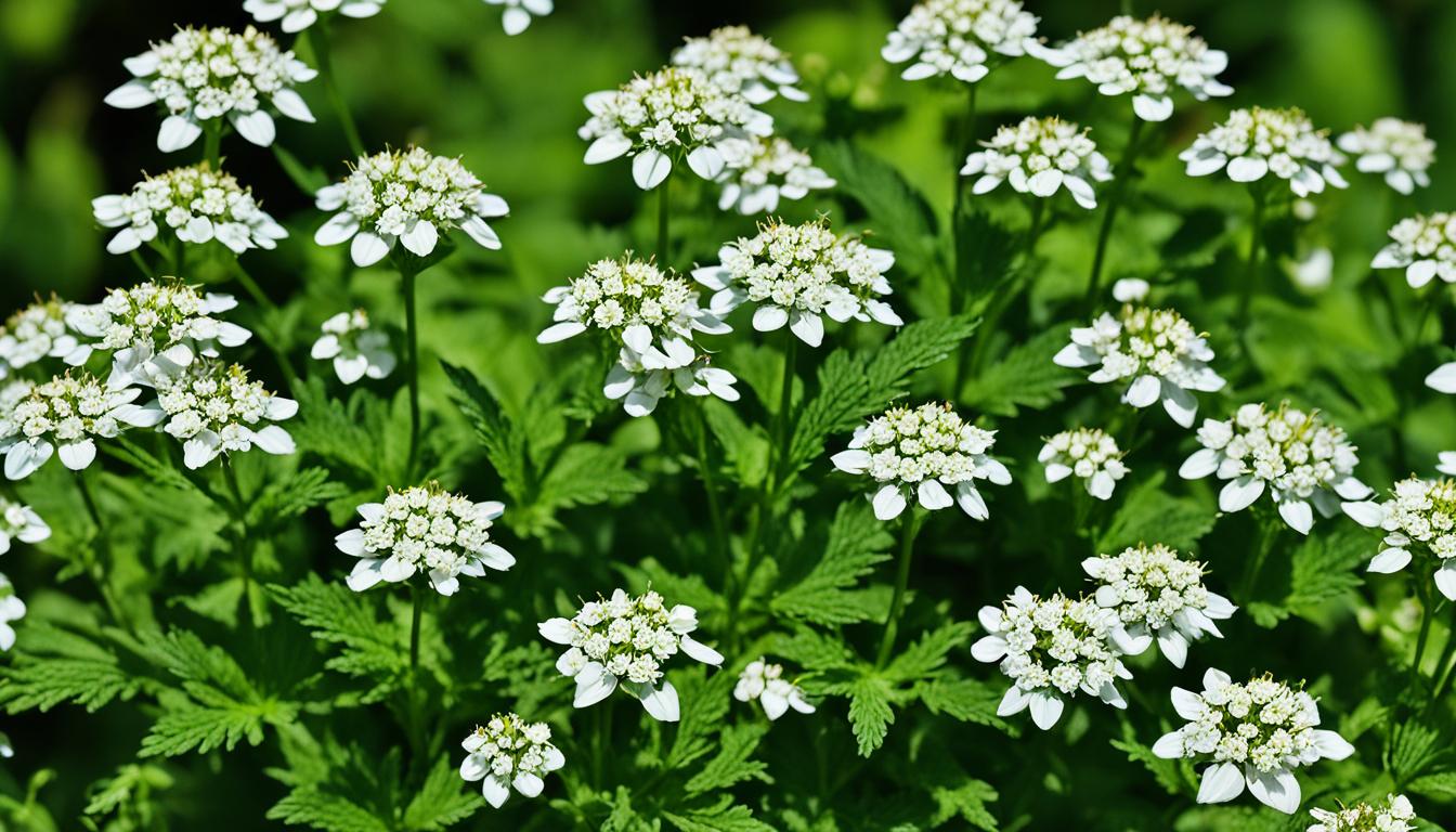 Weed With Small White Flowers