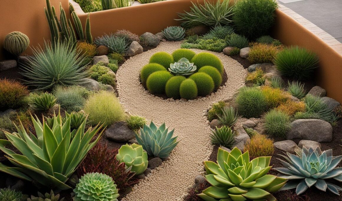 Xeriscape Layouts for Small Gardens