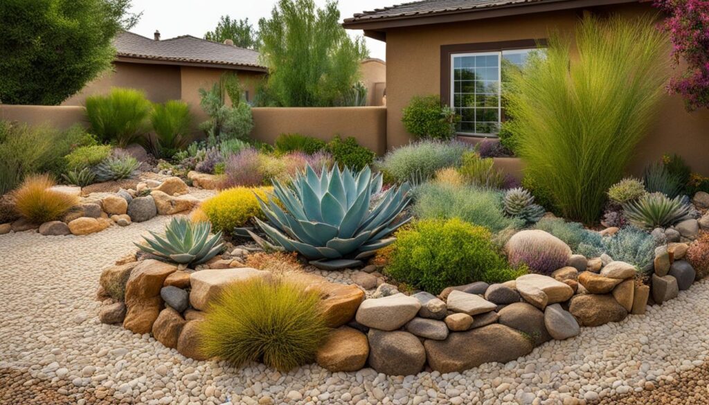 Xeriscaping in action