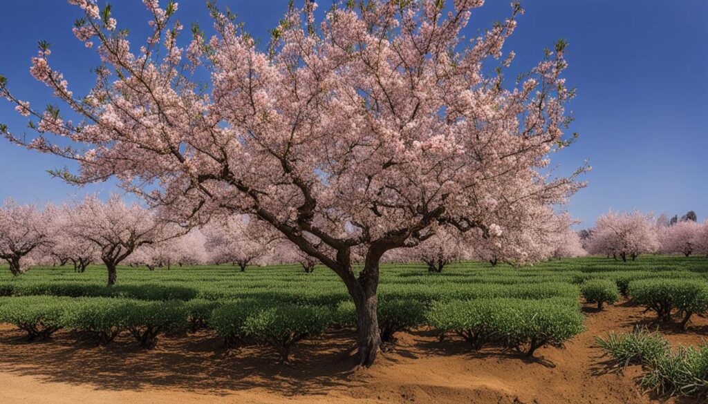 almond tree cultivation