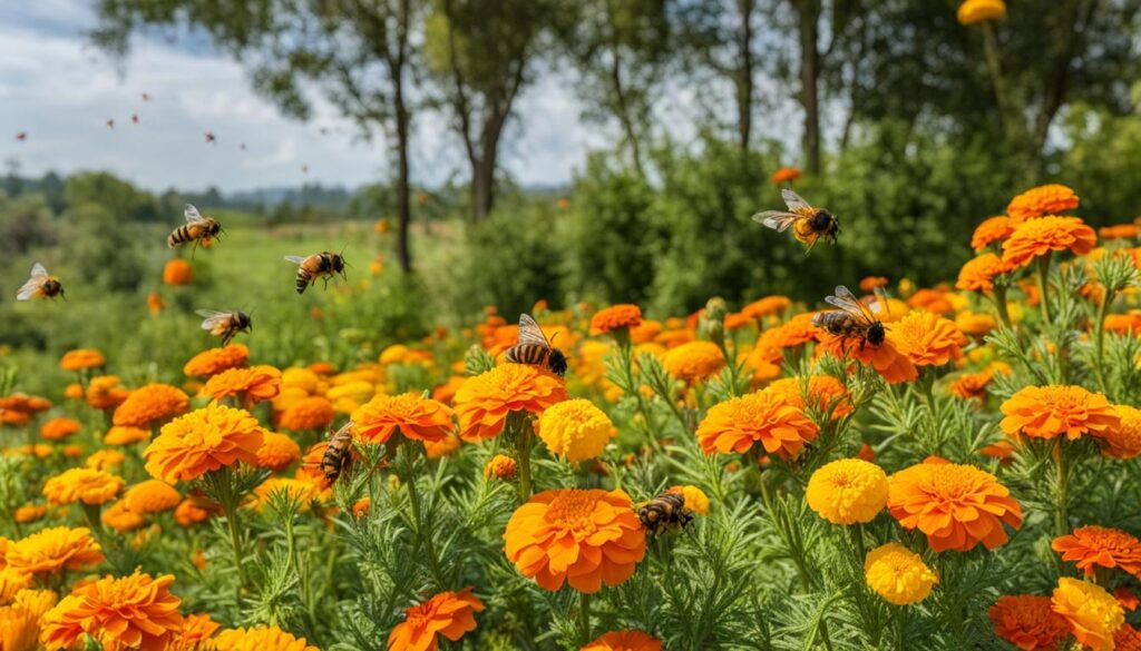 attracting bees and butterflies