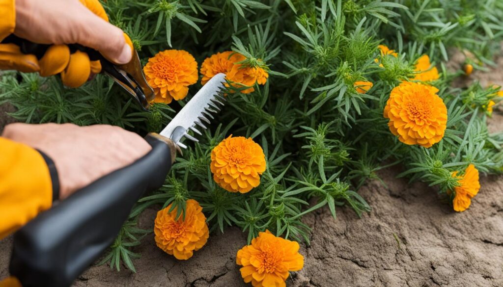 benefits of deadheading marigold plants perennial