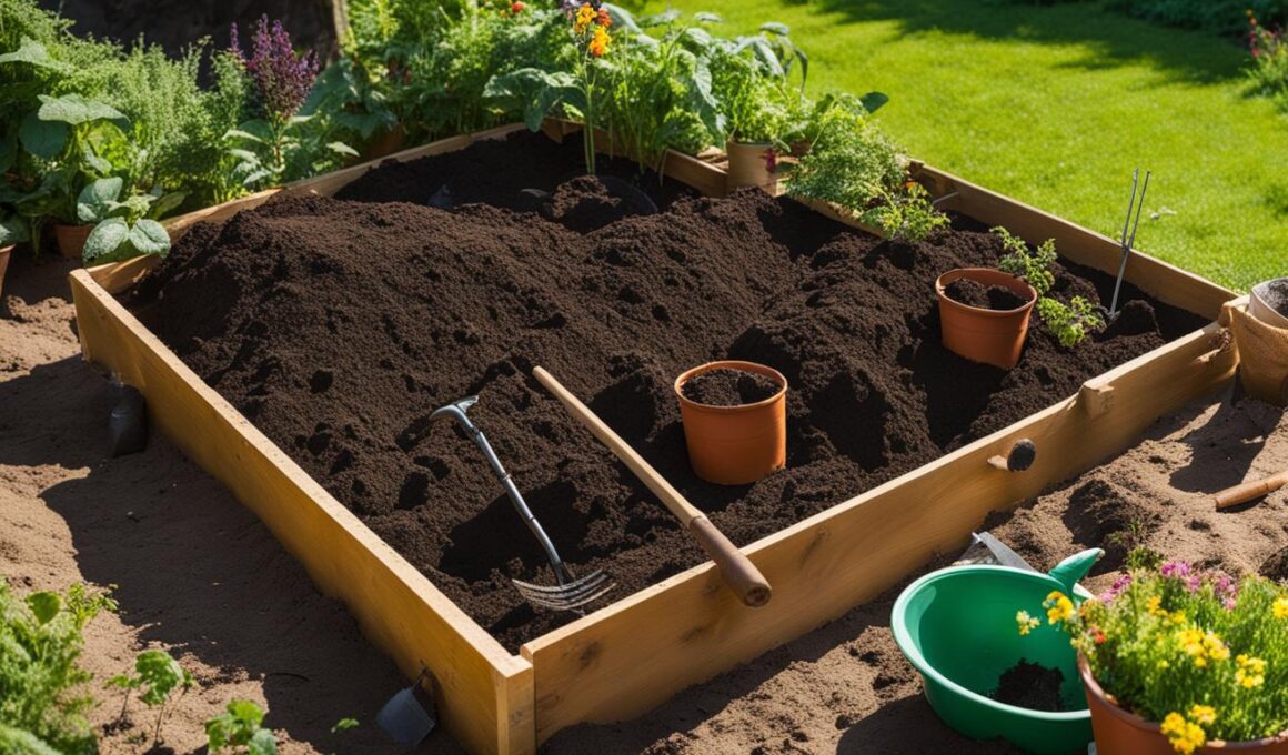 building garden soil