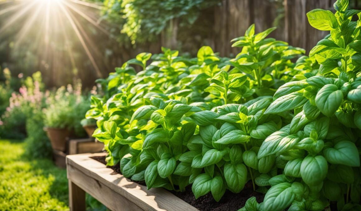 can you grow basil and mint together