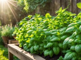 can you grow basil and mint together