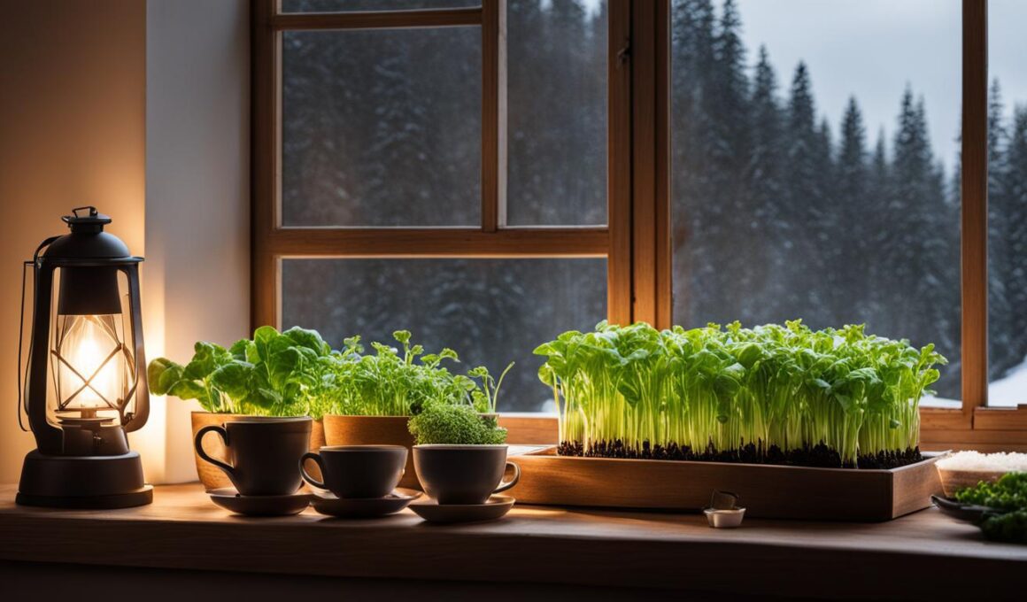 can you grow vegetables indoors in winter