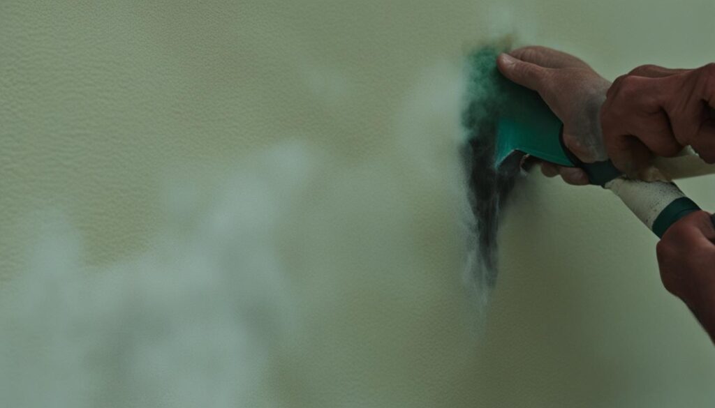 clean smoke stains on walls