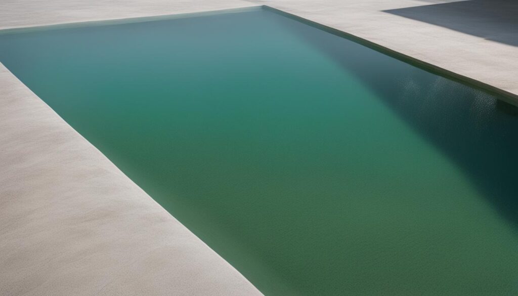 cloudy pool water