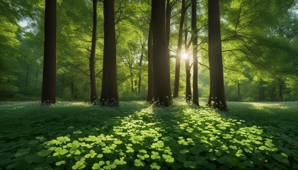 clover for shaded woods clover for shaded woods