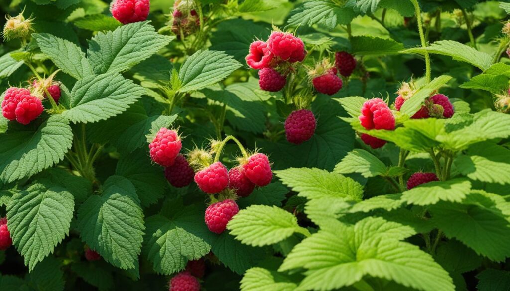 companion plants for raspberries