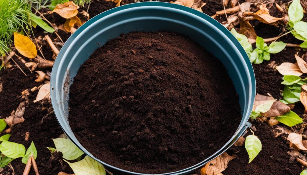 composting coffee grounds