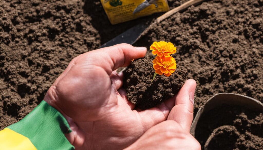 direct sowing marigold seeds