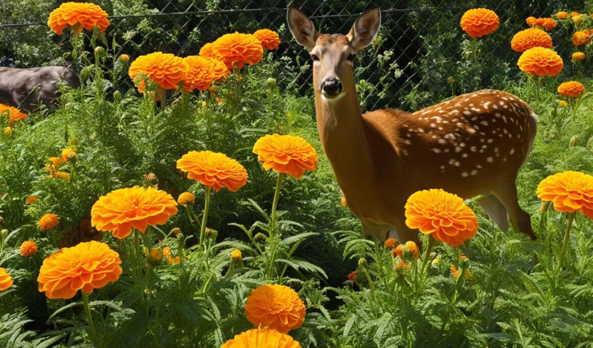 do deer eat marigolds