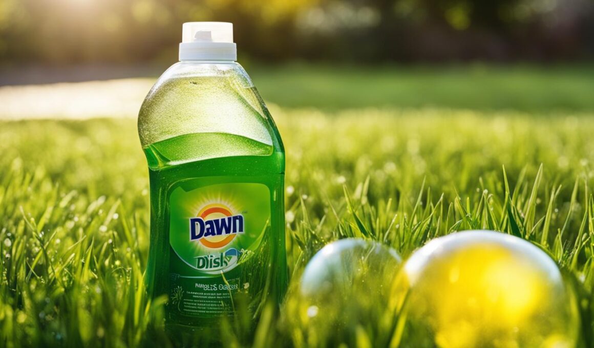 does dawn dish soap kill grass