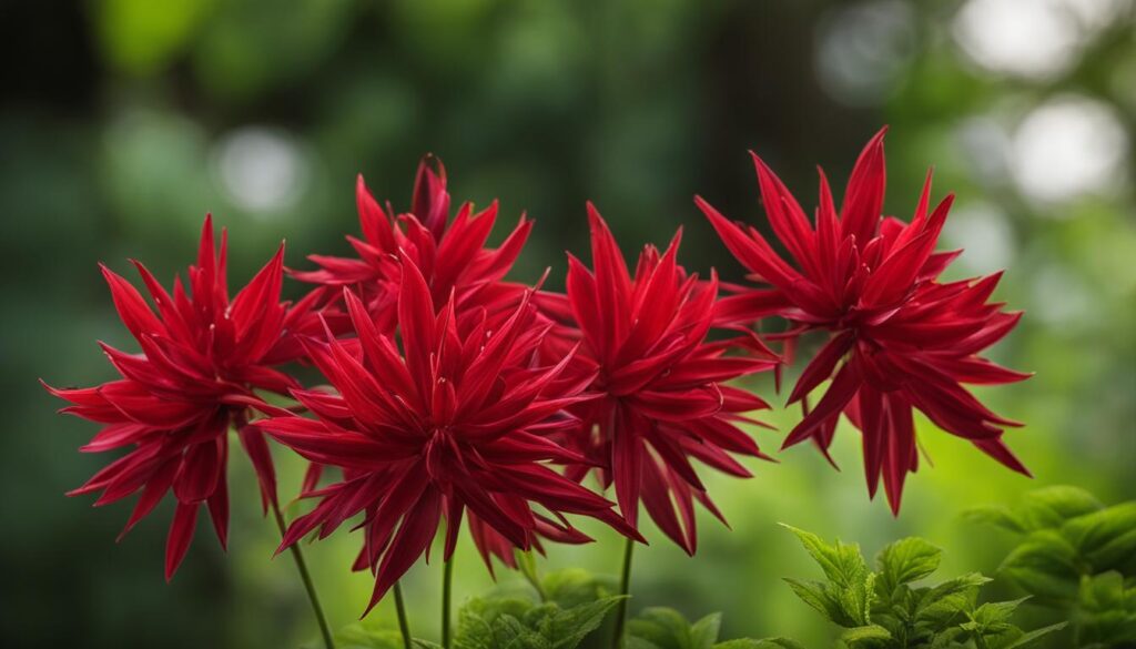 firespike red tubular flowers