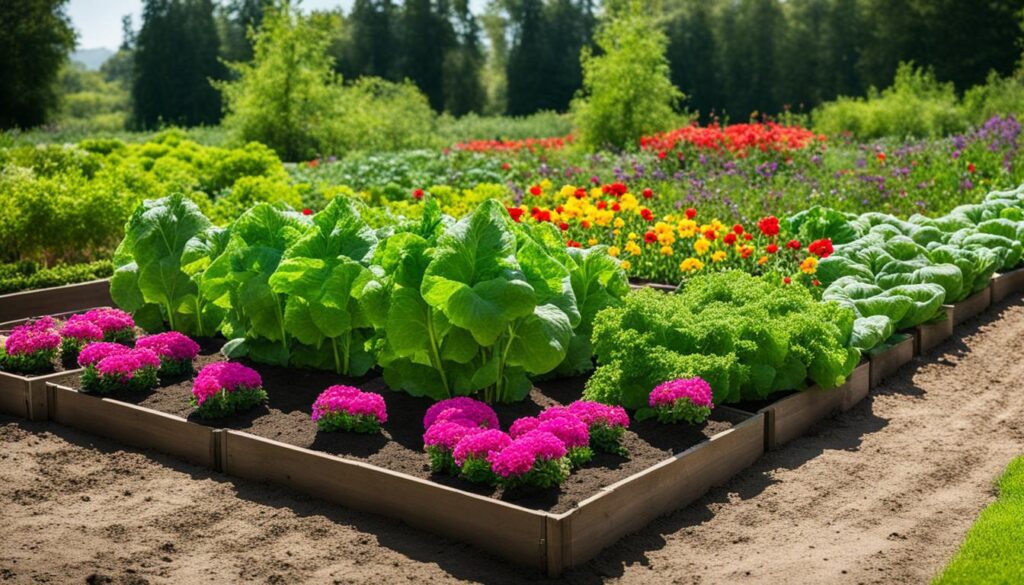 flower vegetable garden location and soil