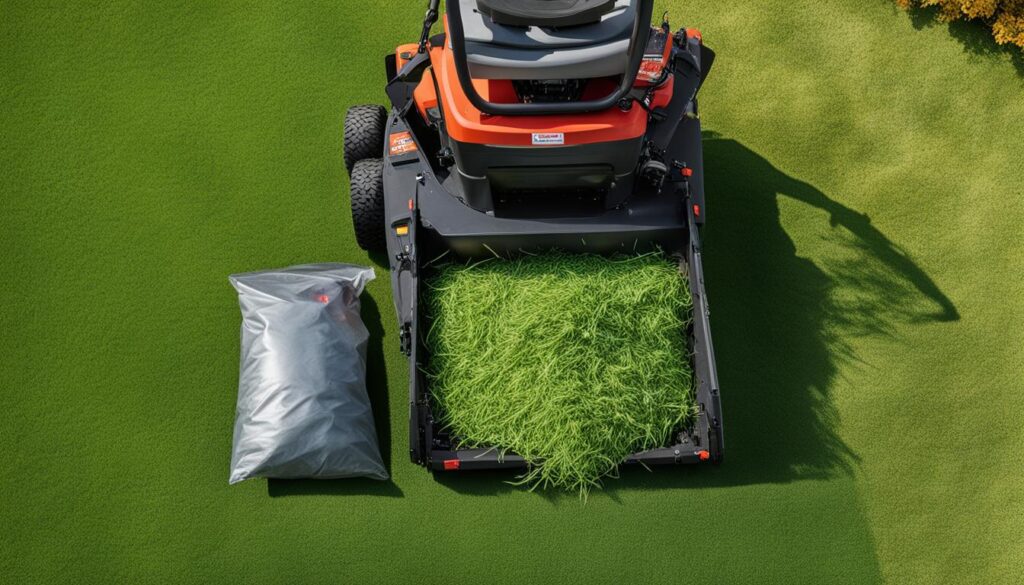 grass clippings bagger