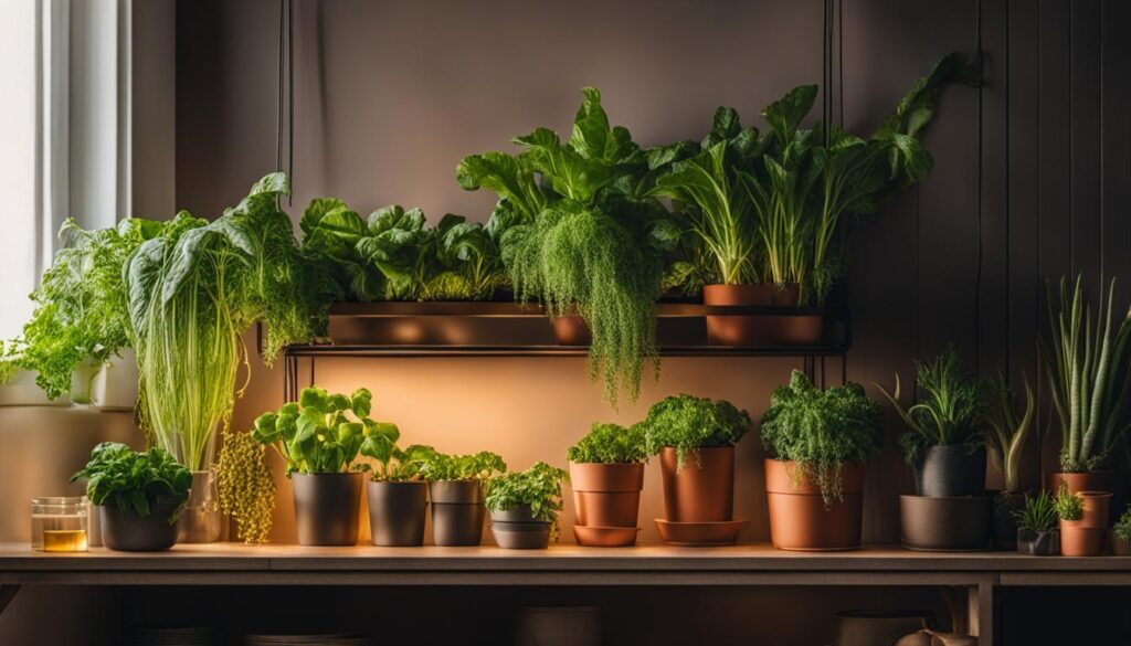 growing leafy greens indoors