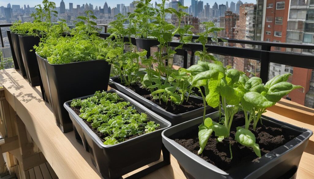growing vegetables in containers