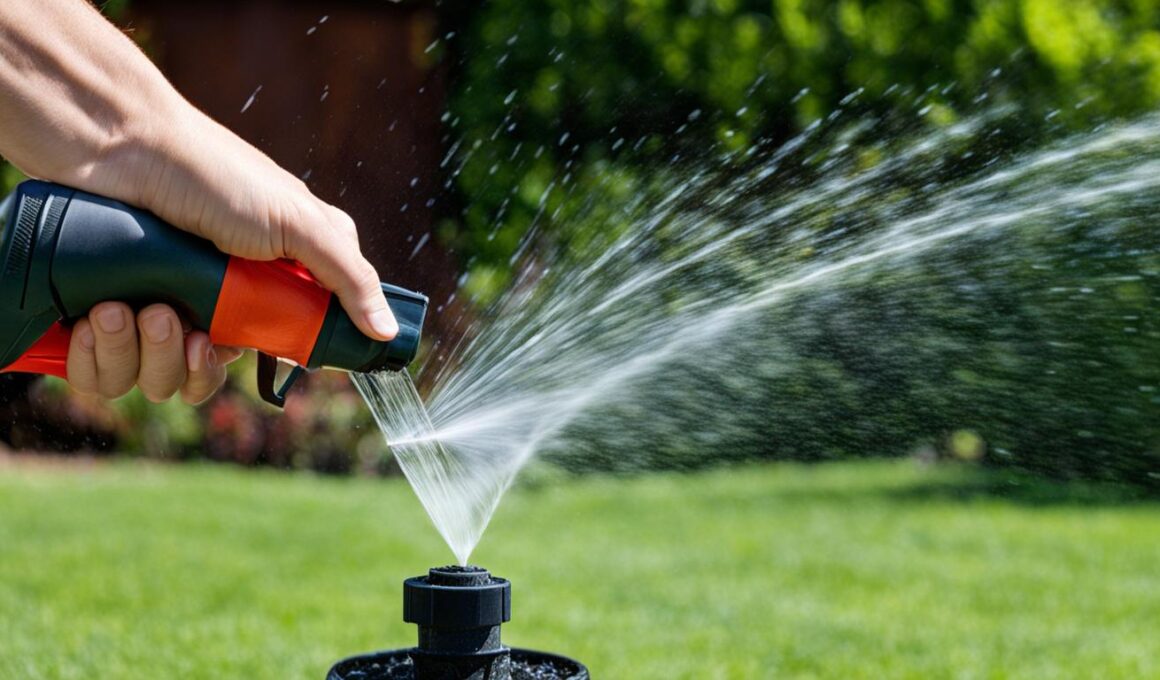 how to adjust sprinkler heads