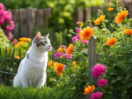 how to keep cats out of flower beds