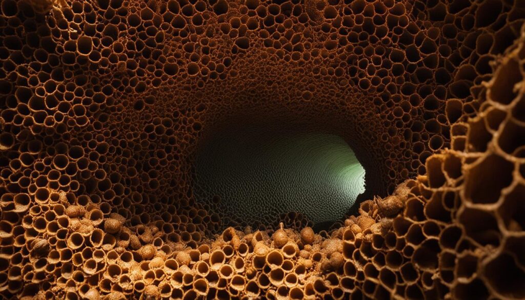 inside the ant nest