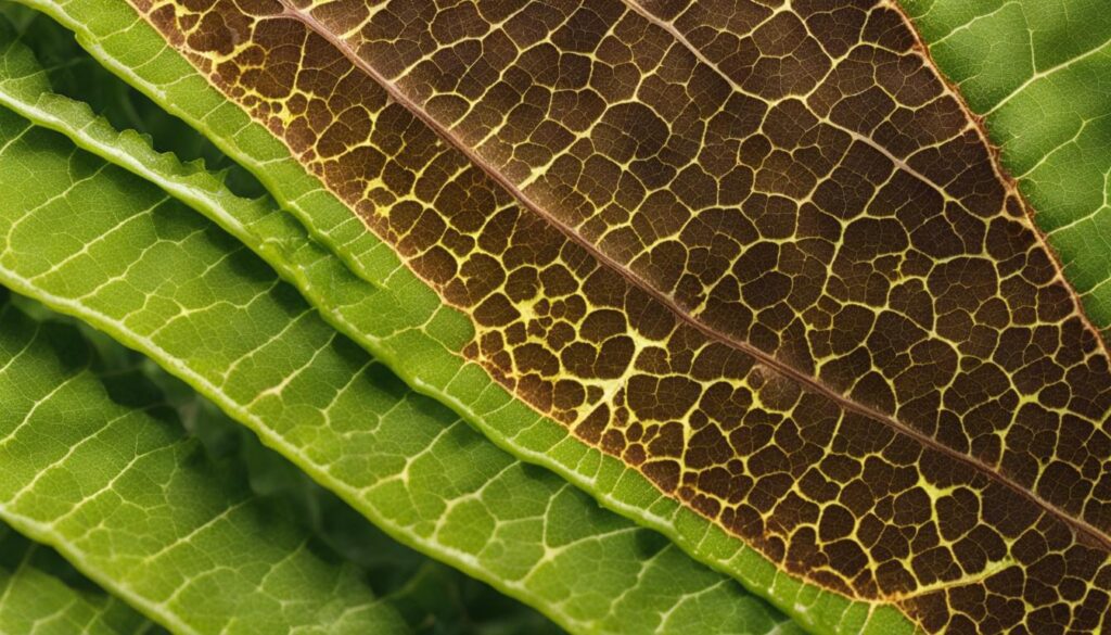 leaf miner damage leaf miner damage