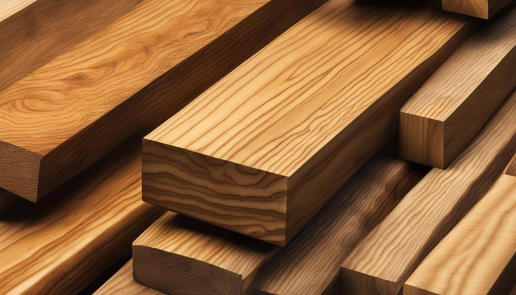 maple wood density