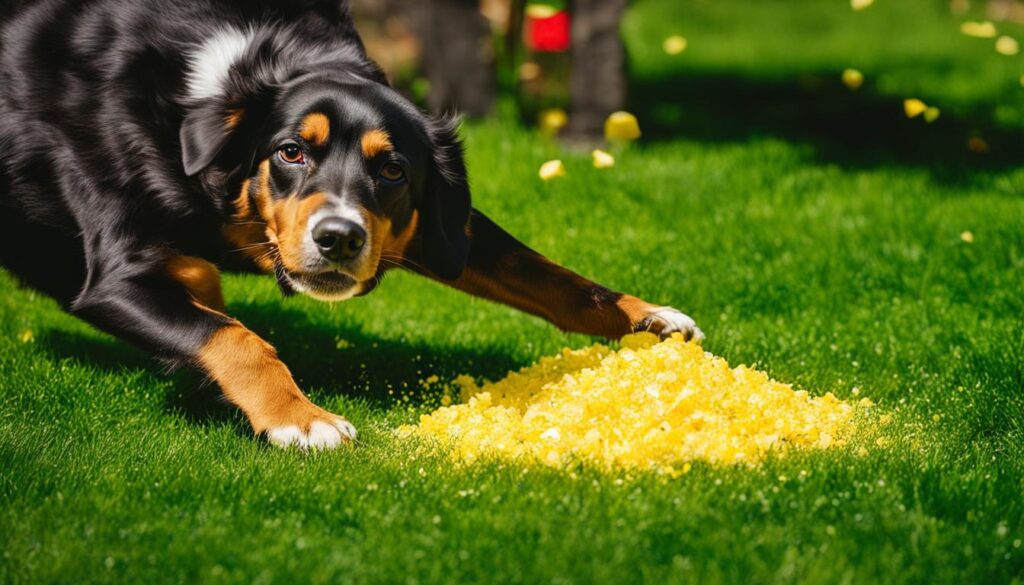 neutralize dog urine on grass naturally