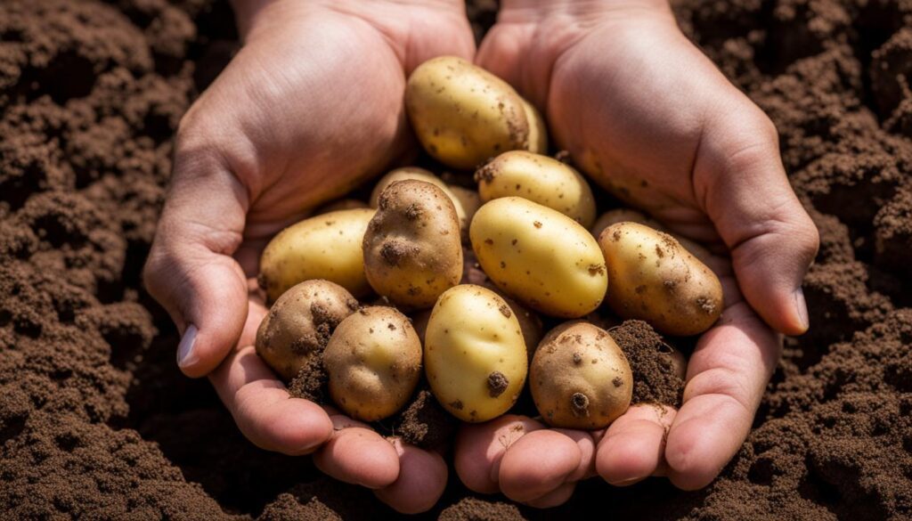 plant seed potatoes