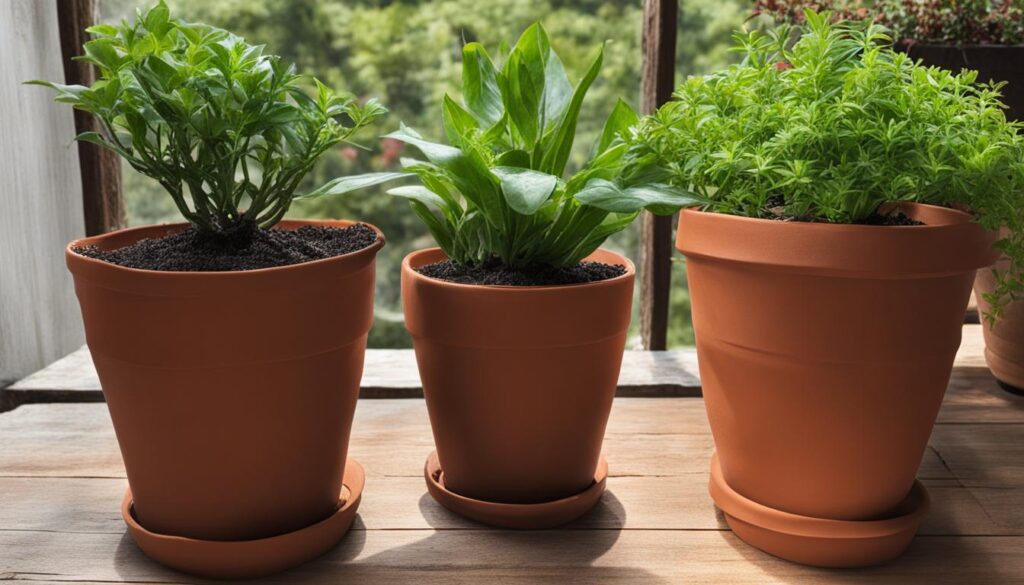 plastic or terra cotta pots plastic or terra cotta pots