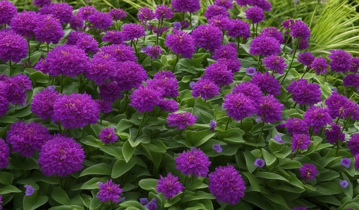 purple ground cover flowers