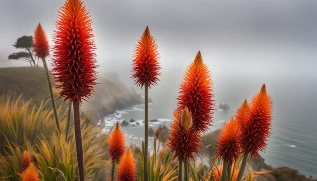 red-hot poker red-hot poker