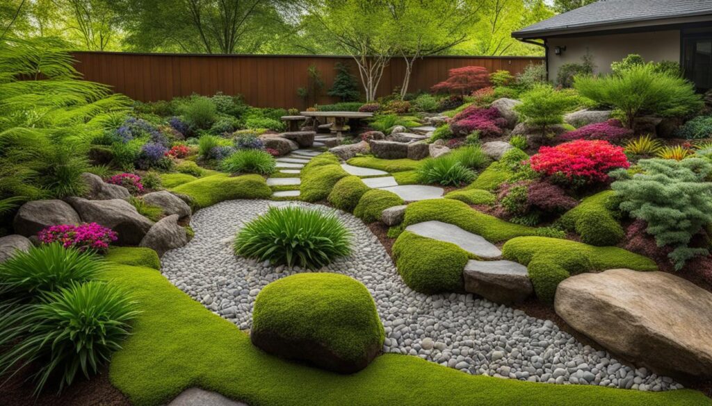 rocks in yard rocks in yard
