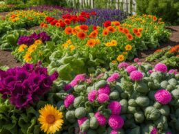 should i plant flowers in my vegetable garden