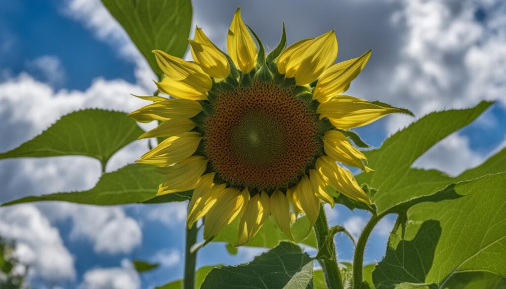sunflower flower development