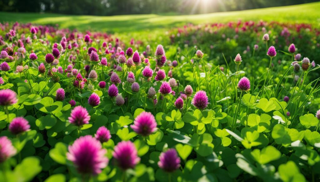 types of clover for lawn