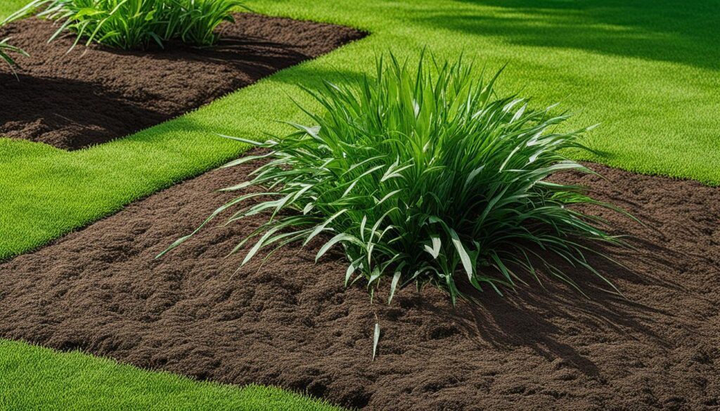 using grass clippings as mulch